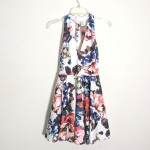 Bebe Womens Dress Floral Bloomcore Cottagecore Coquette Girl Dainty Demure Small